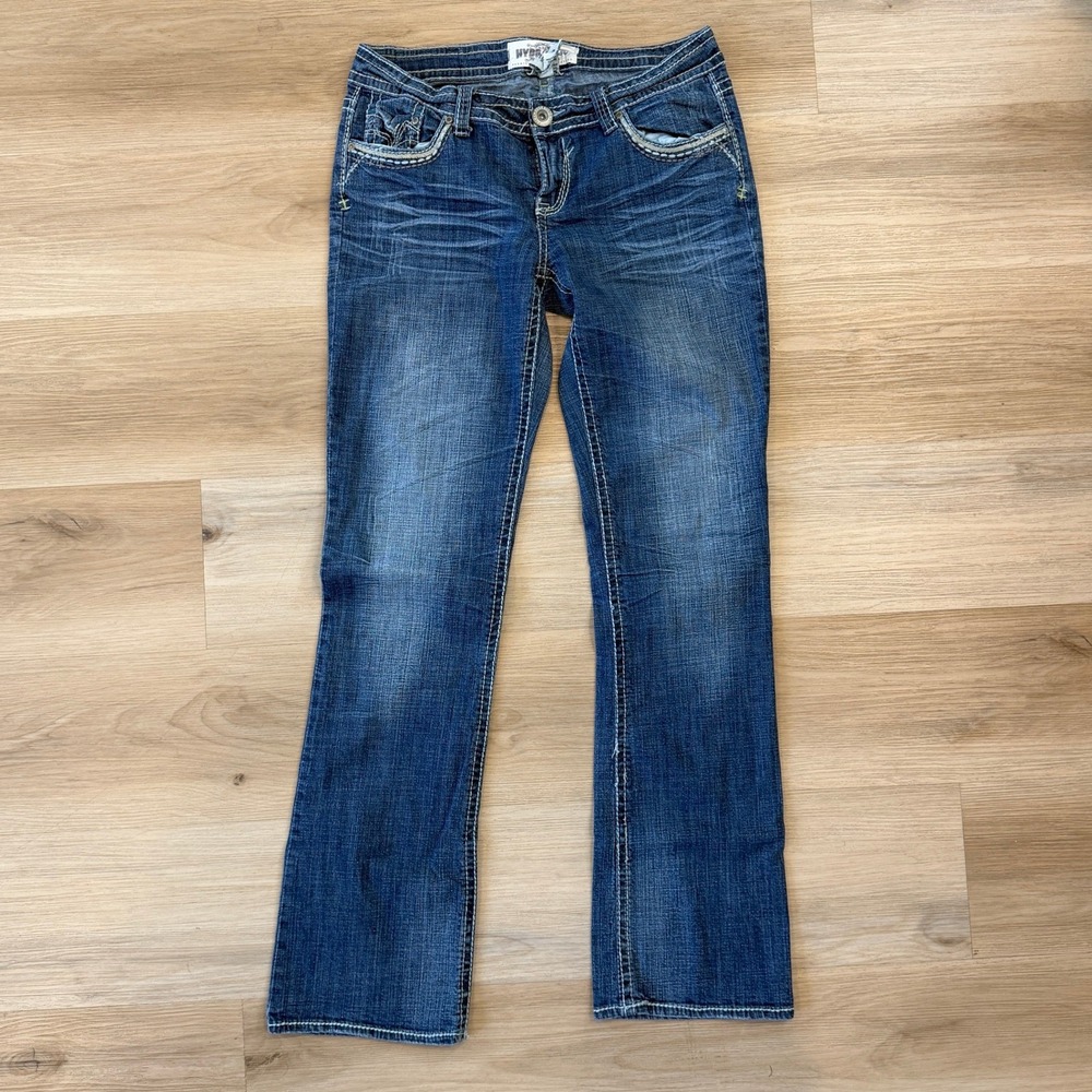 Hydraulic Women's Boot Cut Jeans, Accent Pockets, Size 10 Regular‎